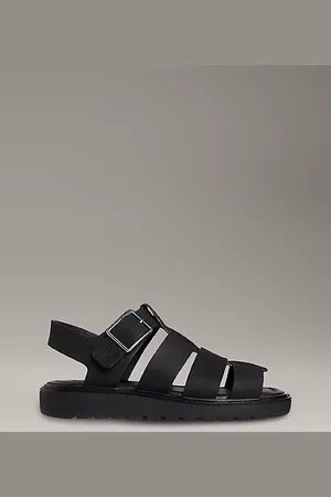 Calvin Klein Sandali da pescatore in pelle
