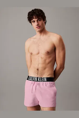 Calvin Klein Pantaloncini da bagno corti con vita con logo - Intense Power