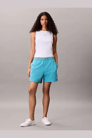 Calvin Klein Pantaloncini in spugna francese con monogramma con logo