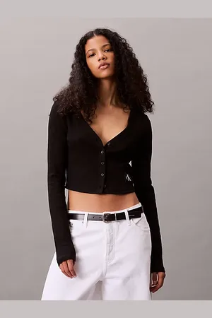 Calvin Klein Cardigan in maglia a costine slim