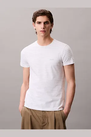 Calvin Klein T-Shirt a righe slim