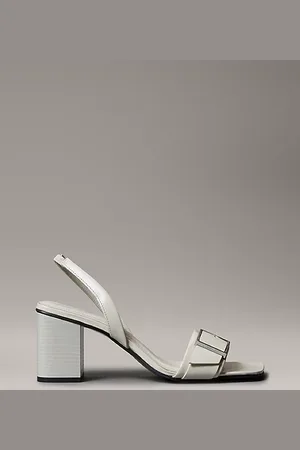 Calvin Klein Sandali con tacco in pelle