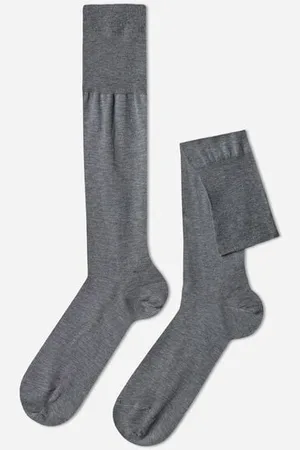 Calzedonia Calze Lunghe in Filo di Scozia Uomo