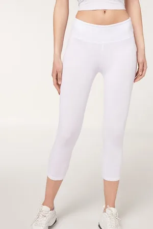 Calzedonia Leggings Capri in Cotone Donna