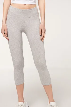 Calzedonia Leggings Capri in Cotone Donna