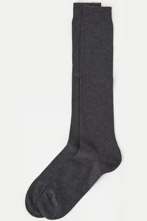Calzedonia Calze Lunghe in Caldo Cotone Uomo