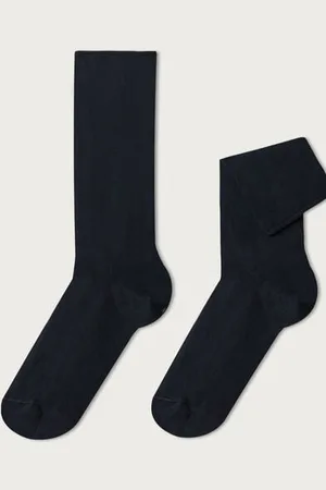 Calzedonia Calze Corte Senza Elastico in Cotone Uomo