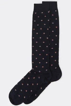Calzedonia Calze Lunghe a Pois da Uomo Uomo