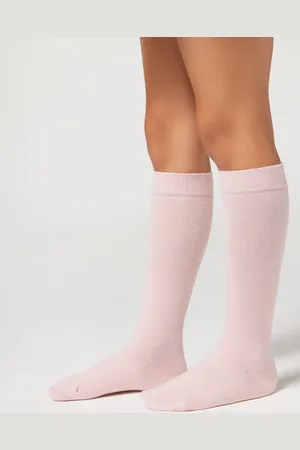 Calzedonia Calze Lunghe da Bambino in Cotone Unisex