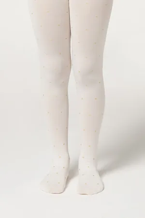Calzedonia Collant Coprenti con Glitter Bambina Bambina