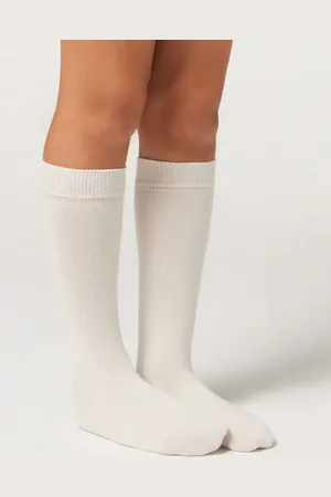 Calzedonia Calze Lunghe da Bambino in Cotone Unisex