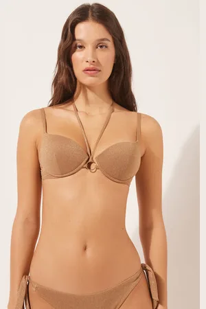 Calzedonia Push up Imbottitura Graduata Costume Golden Gleam Donna