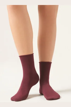 Calzedonia Calzini Corti in Cotone Senza Elastico Donna
