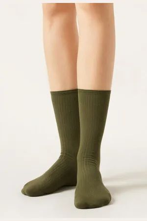 Calzedonia Calzini a Costine in Cotone Donna