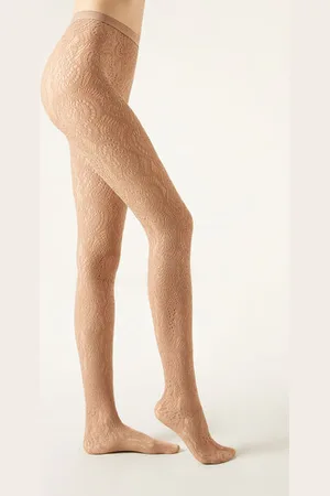 Calzedonia Collant a Rete Effetto Macramè Donna