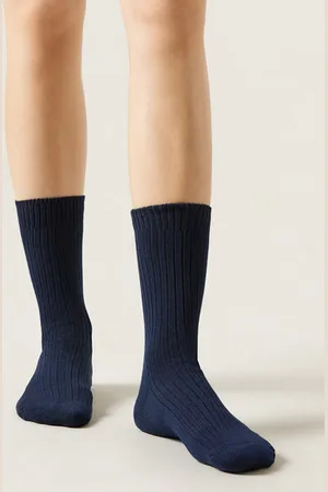 Calzedonia Calzini a Coste in Cotone Donna