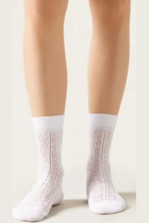 Calzedonia Calze Traforate in Cotone Donna