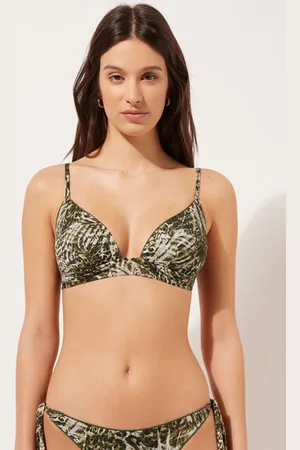 Calzedonia Triangolo Imbottito Costume Tropical Animalier Donna