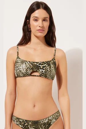 Calzedonia Top a Canotta Costume Tropical Animalier Donna