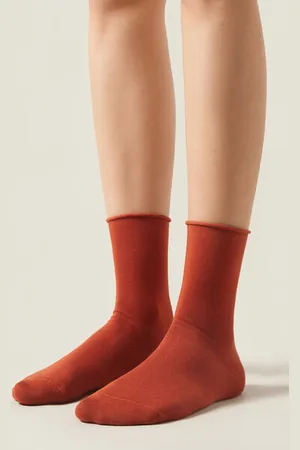 Calzedonia Calzini Corti in Cotone Senza Elastico Donna