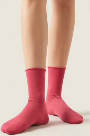Calzedonia Calzini Corti in Cotone Senza Elastico Donna