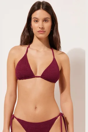 Calzedonia Triangolo con Imbottitura Estraibile Costume Crinkle Waves Donna
