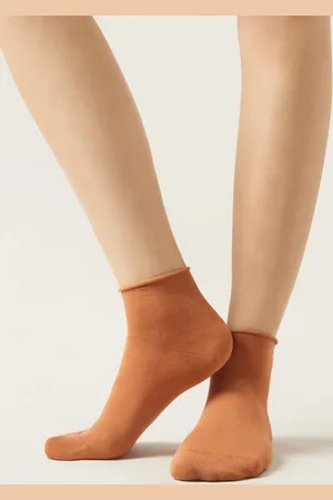 Calzedonia Calzini Corti Senza Elastico in Cotone Donna