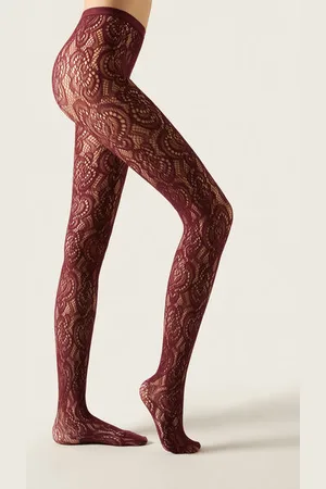 Calzedonia Collant a Rete Effetto Macramè Donna