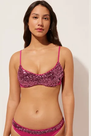 Calzedonia Top Canotta con Imbottitura Estraibile Costume Glowing Surface Donna