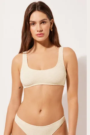 Calzedonia Top Canotta Costume Crinkle Waves Donna