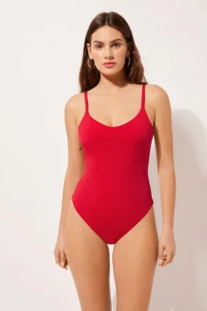 Calzedonia Costume Intero Contenitivo Leggermente Imbottito Indonesia Donna