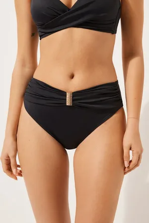 Calzedonia Slip Alto Drappeggiato Scultura Donna