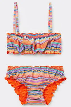 Calzedonia Costume Due Pezzi Bambina Colorful Stripes Bambina