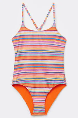 Calzedonia Costume Intero Bambina Colorful Stripes Bambina