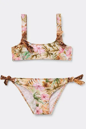 Calzedonia Costume Due Pezzi Bambina Wild Tropics Bambina