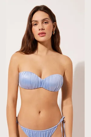 Calzedonia Fascia Imbottitura Graduata Costume Shiny Satin Donna