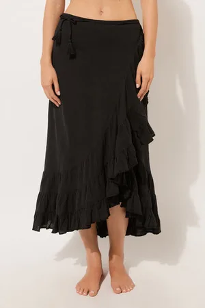 Calzedonia Gonna Lunga con Volant Donna