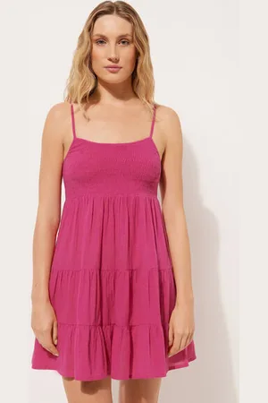 Calzedonia Abito Corto a Balze Donna
