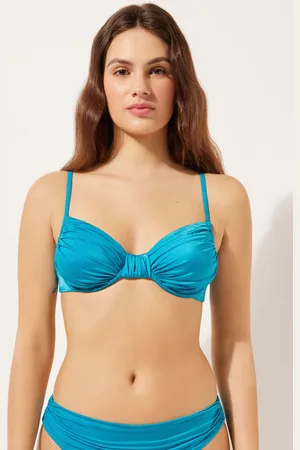 Calzedonia Balconcino Costume Shiny Satin Donna