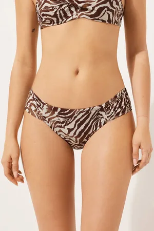 Calzedonia Slip Costume Brown Zebra Donna