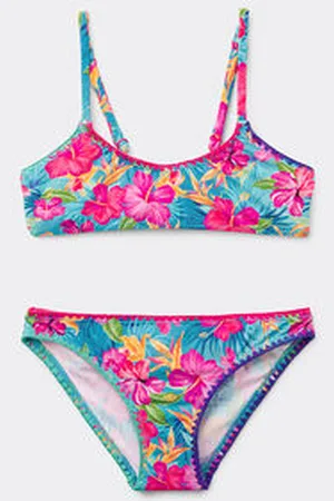 Calzedonia Costume Due Pezzi Bambina Colorful Tropics Bambina