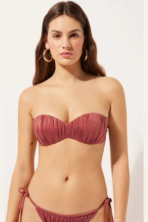 Calzedonia Fascia Imbottitura Graduata Costume Shiny Satin Donna