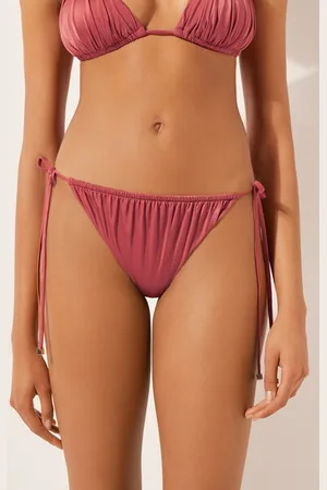 Calzedonia Brasiliana Lacci Costume Shiny Satin Donna