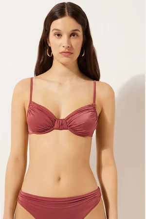 Calzedonia Balconcino Costume Shiny Satin Donna