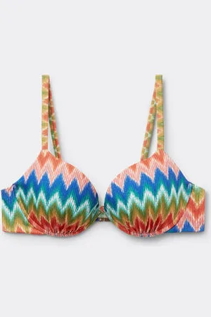 Calzedonia Push up Costume Elegant Chevron Donna