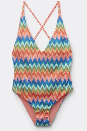 Calzedonia Costume Intero Elegant Chevron Donna