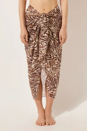 Calzedonia Pareo Lungo Animalier Donna