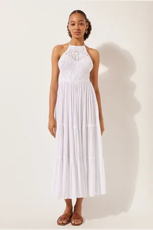 Calzedonia Abito Lungo con Corpino Crochet Donna