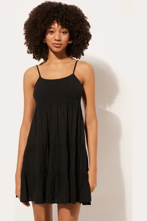 Calzedonia Abito Corto a Balze Donna