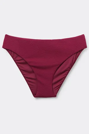 Calzedonia Slip Vita Alta Costume Classy Piquet Donna